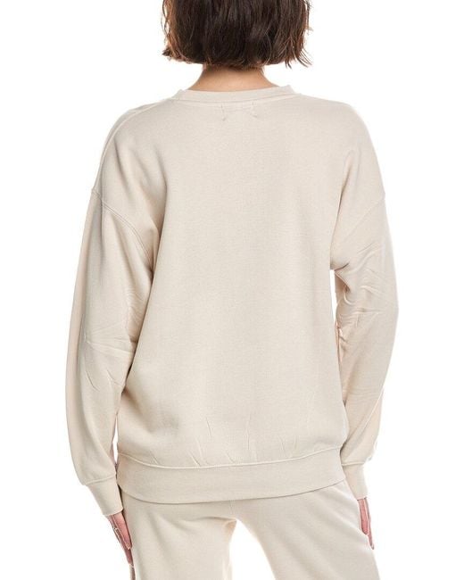 The Nu Vintage Natural Dallas B W Feed Crewneck Pullover