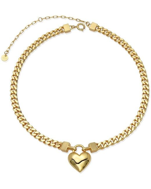 Eye Candy LA Metallic Pendant Necklace