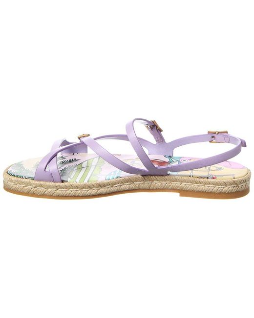 Tod's White Leather Sandal