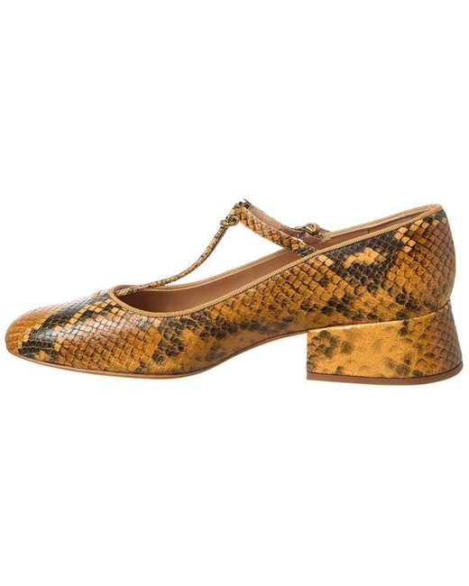 Ulla Johnson Natural Leather Slingback Pump