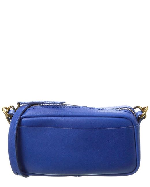 Madewell Blue Essentials Mini Leather Crossbody