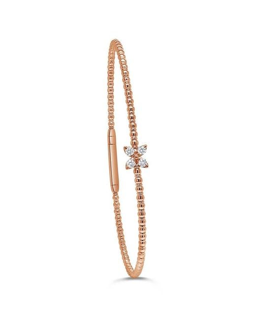Sabrina Designs White 14K 0.12 Ct. Tw. Diamond Stackable Bangle