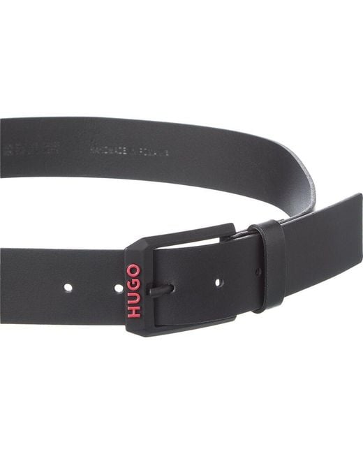 Boss Black Gelio Leather Belt for men