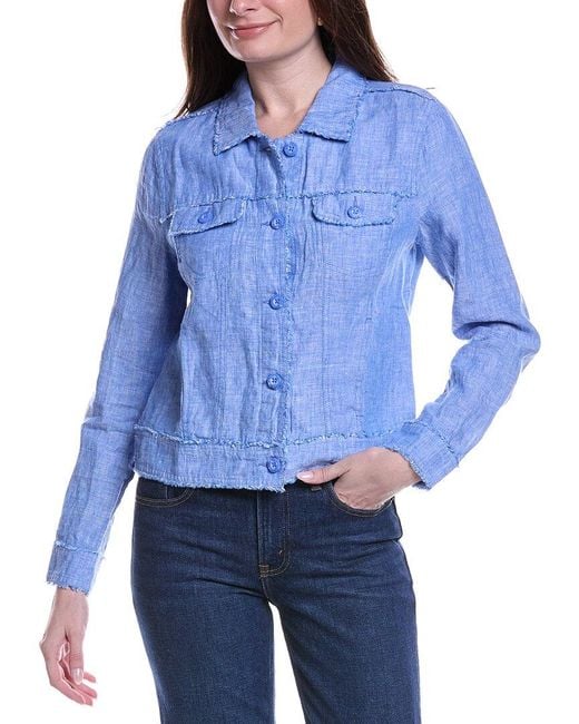 Tommy Bahama Blue Two Palms Linen Jacket