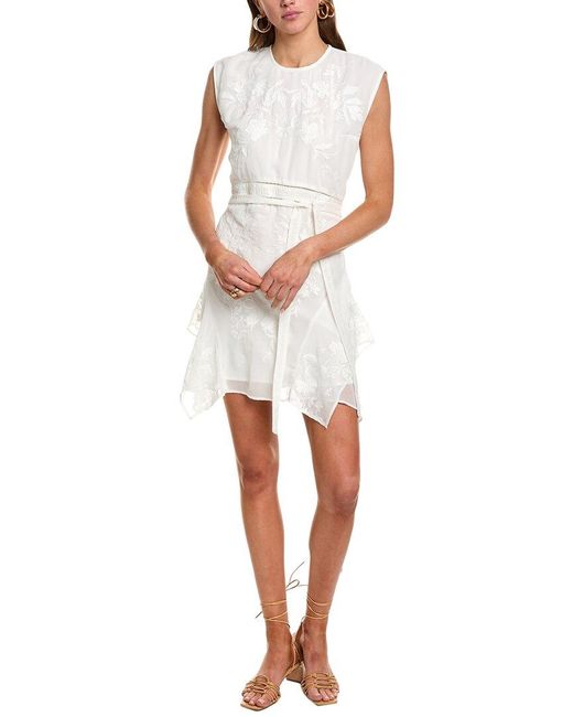 AllSaints White Audrina Mini Dress
