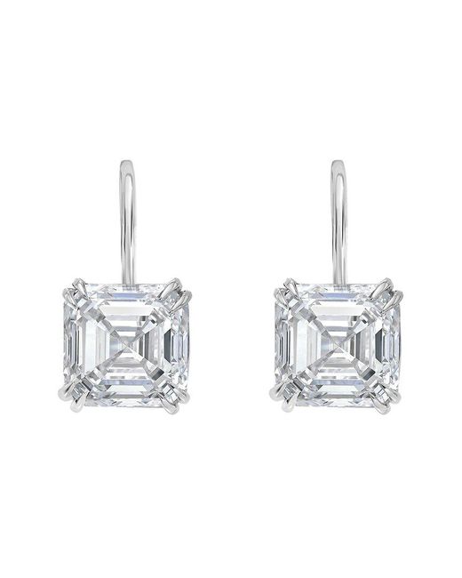 Diana M Metallic Diana M. 14K 10.00 Ct. Tw. Lab-Grown Diamond Drops Earrings