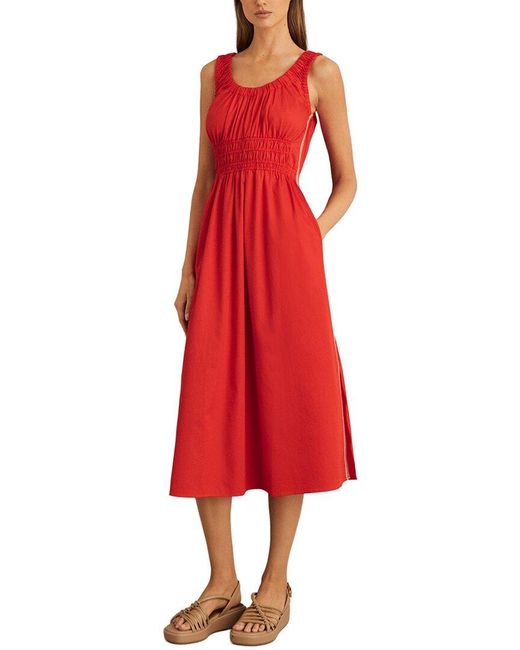 Reiss Red Anouk Dress