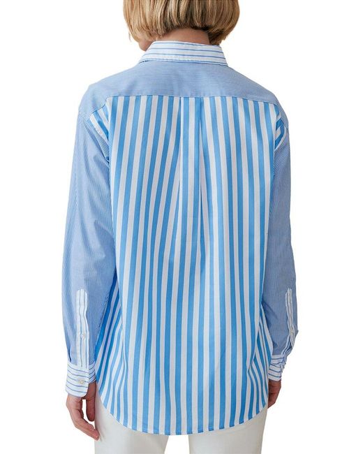J.McLaughlin Blue Reggie Blouse