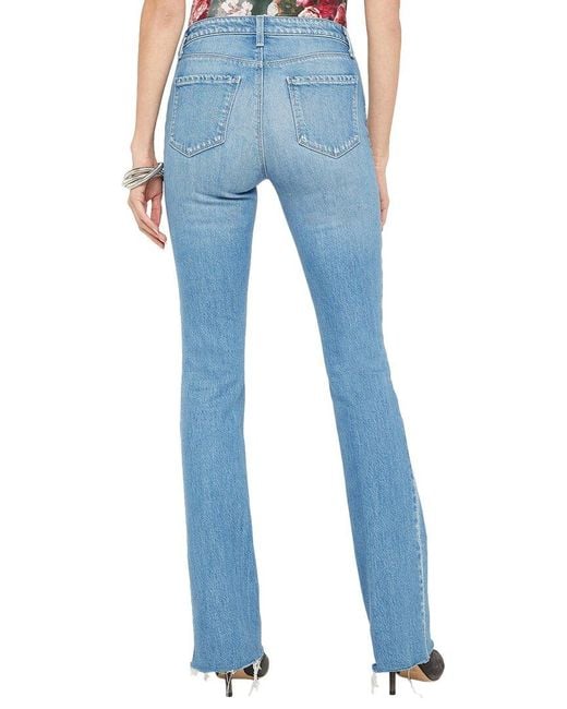 L'Agence Blue Ruth High-Rise Vista Straight Leg Jean