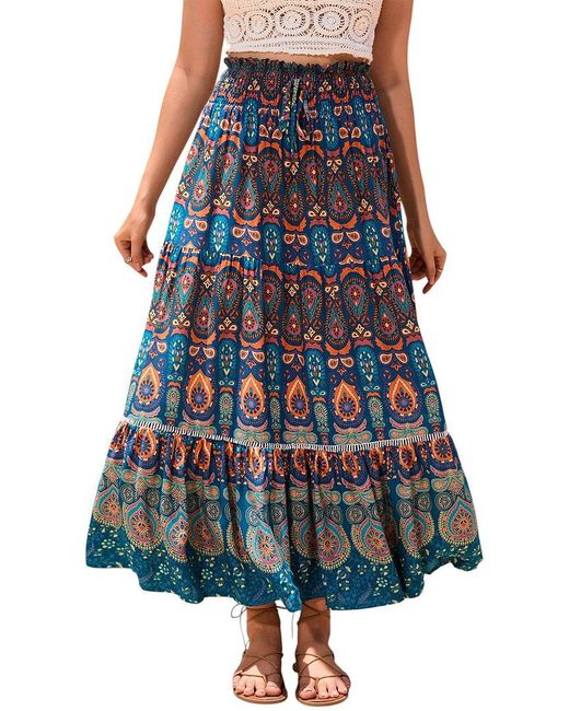 Orniya Blue Skirt