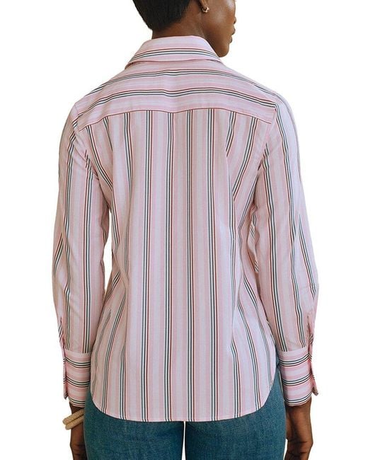 J.McLaughlin Red Sloane Blouse