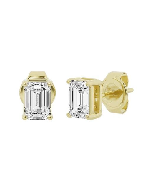 Lab Grown Diamonds Metallic 14k 2.00 Ct. Tw. Lab Grown Diamond Studs