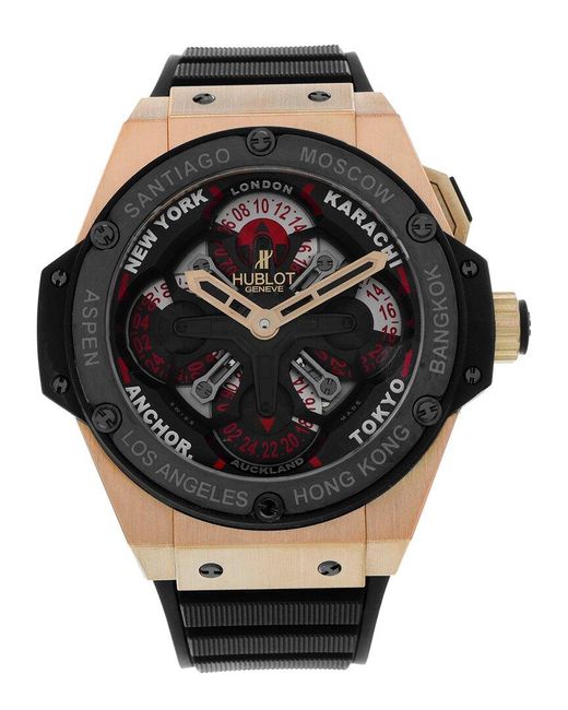 Hublot Black King Watch Circa 2010S (Authentic Pre-Owned) for men