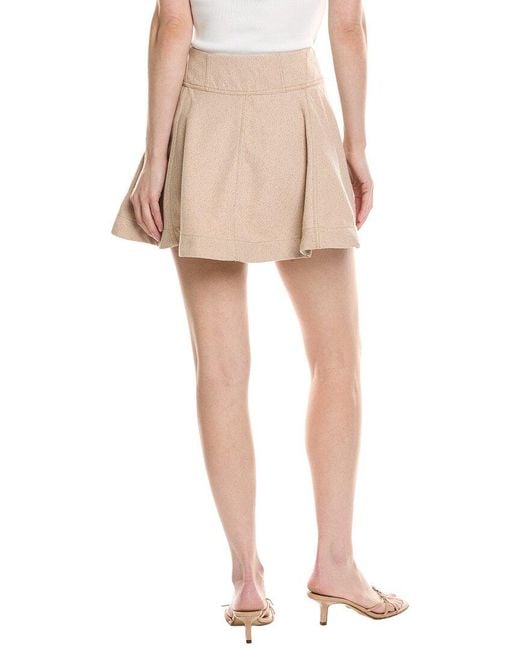JACQUIE THE LABEL Natural Josie Mini Skirt