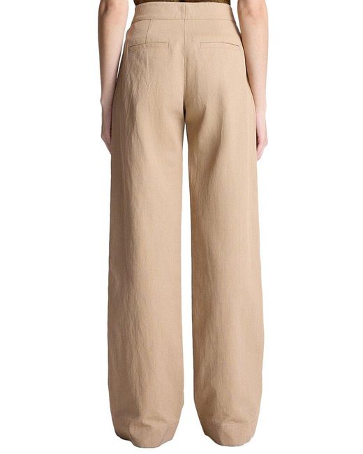 A.L.C. Natural Lucas Linen-Blend Pant