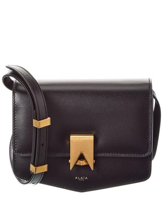 Alaïa Black Alaïa Le Papa Small Leather Crossbody