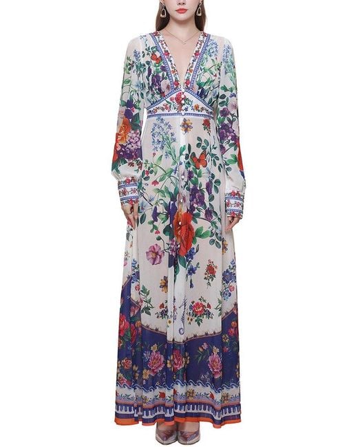 Kaimilan Purple Maxi Dress
