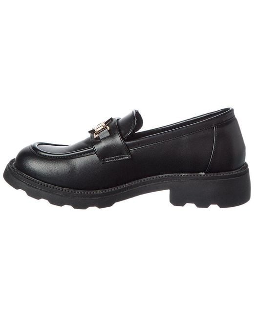 Byblos Black Logo Loafer