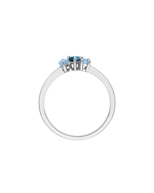 Rina Limor Blue 0.52 Ct. Tw. Topaz Three-Stone Ring