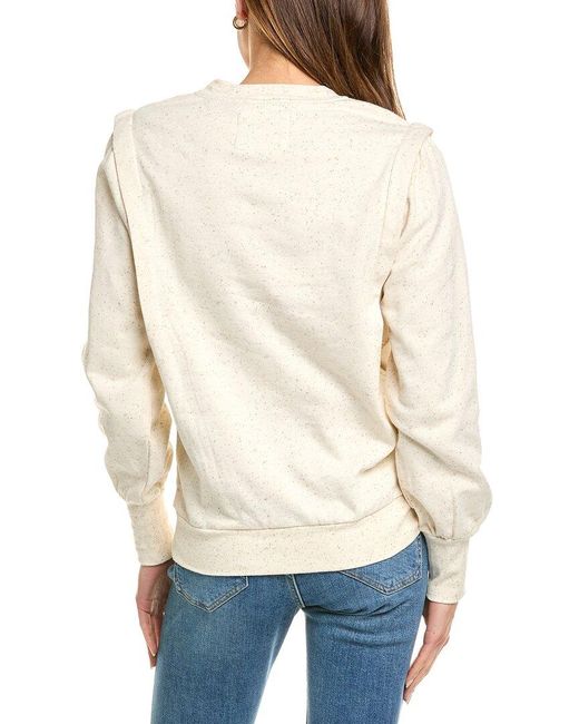 Grey State White Pullover Sweater