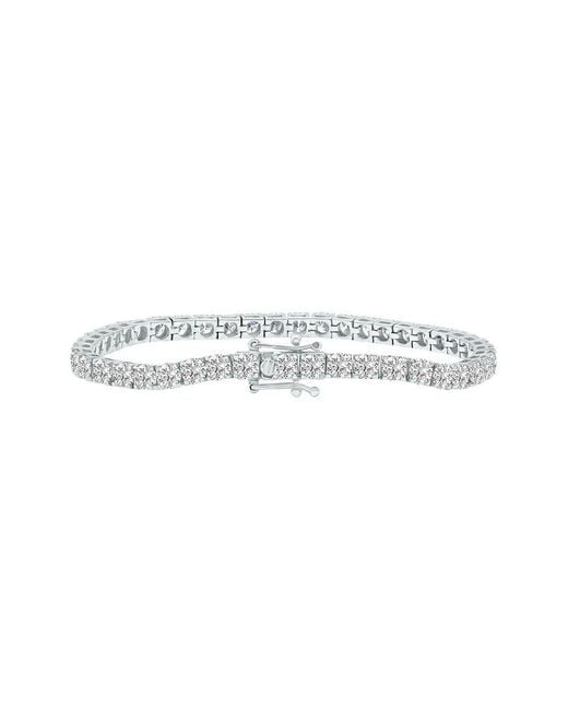Lab Grown Diamonds White 14K 10.00 Ct. Tw. Lab Grown Diamond Tennis Bracelet