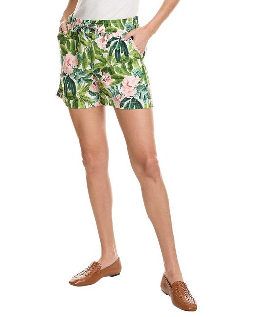 Tommy Bahama Green Summersweet High-rise Easy Linen Short