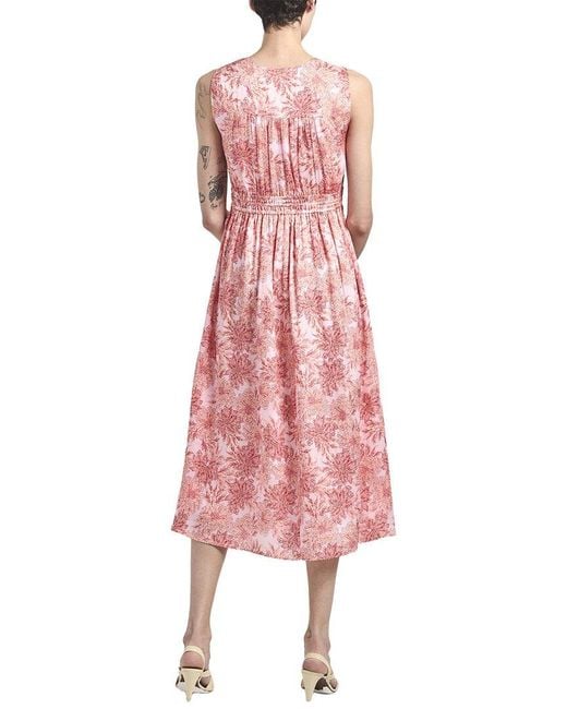 10 Crosby Derek Lam Pink Tamara Sleeveless Midi Dress