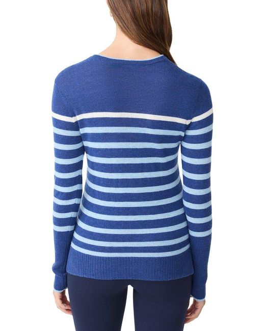 J.McLaughlin Blue Poet Cashmere Sweater