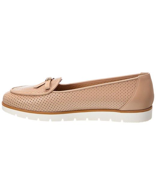 Baldinini Natural Baldini Leather Ballet Flat