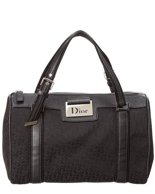Christian Dior vintage nylon boston bag