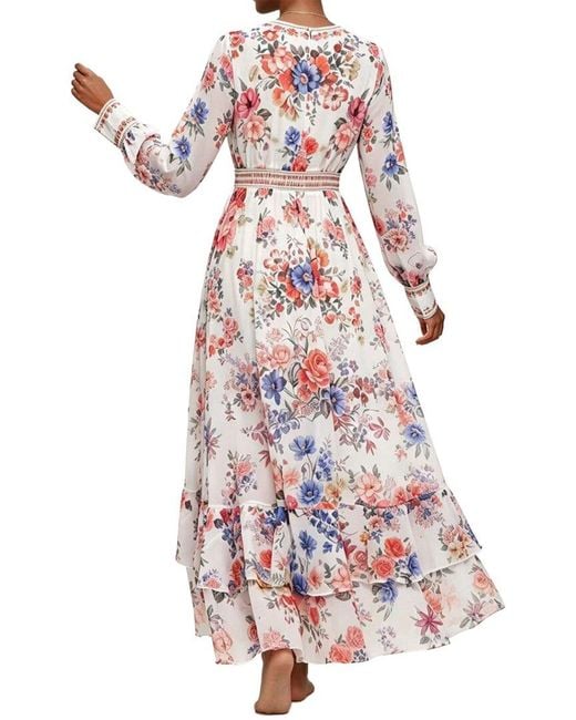 Linda Charm White Maxi Dress