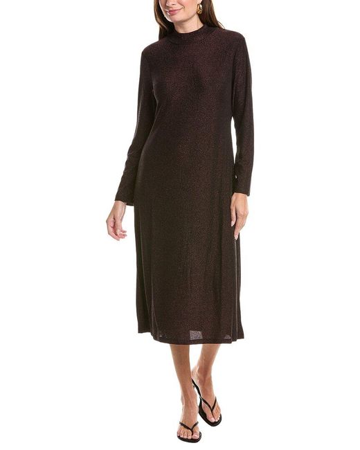 Johnny Was Black Petite Jewell Midi Dress