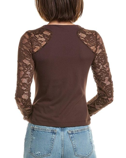 Free People Blue No Excuses Top