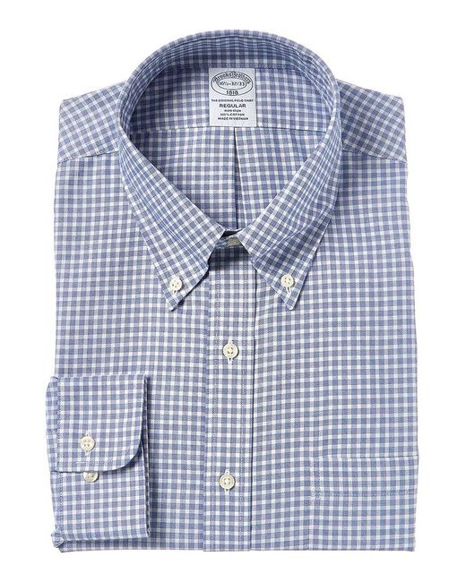 Brooks Brothers Blue Regular Fit Dress Shirt for men