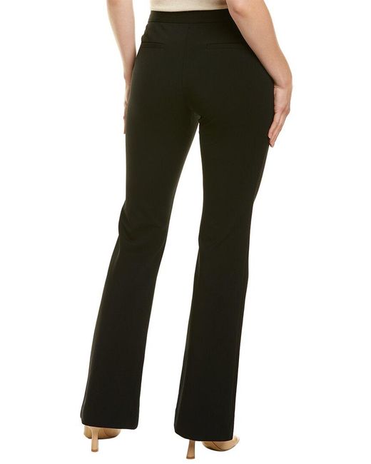 Lafayette 148 New York Black Stretch Waldorf Flare Pant