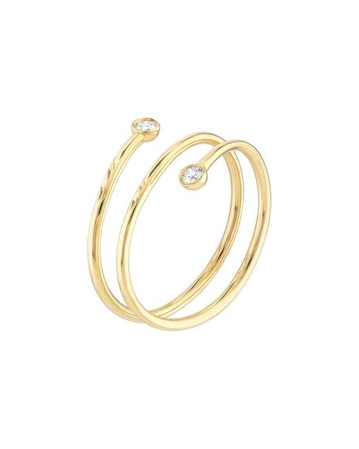 HAWLEY ST White 14K 0.06 Ct. Tw. Diamond Ring