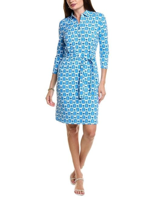 J.McLaughlin Blue Calla Catalina Cloth Dress