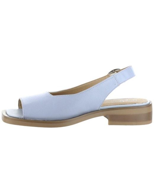 Bos. & Co. Blue Bos. & Co. Elena Leather Sandal