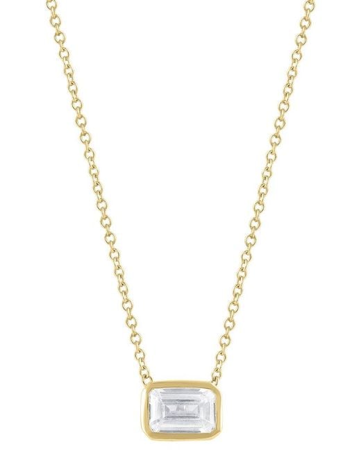 Lab Grown Diamonds Metallic 14K 0.50 Ct. Tw. Lab Grown Diamond Pendant