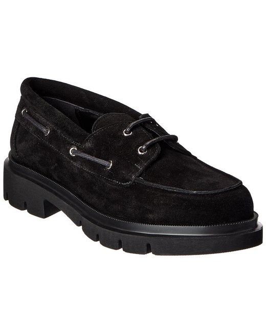 Bally Black Wilmina Suede Loafer