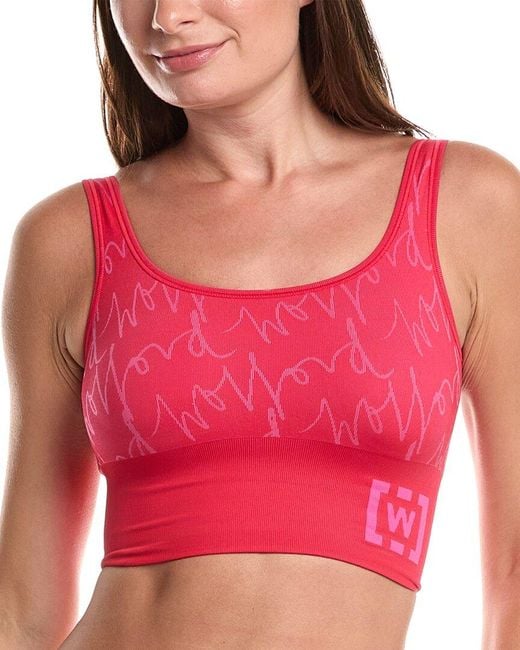 Wolford Pink Shaping Athleisure Sports Bra