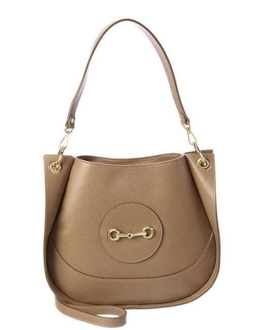 Isabella Rossetti Brown Romy27 Leather Tote