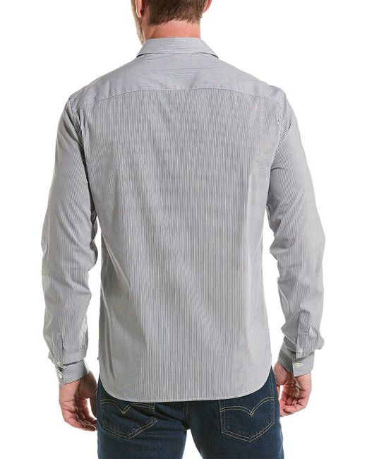 The Kooples Gray Slim Fit Shirt for men