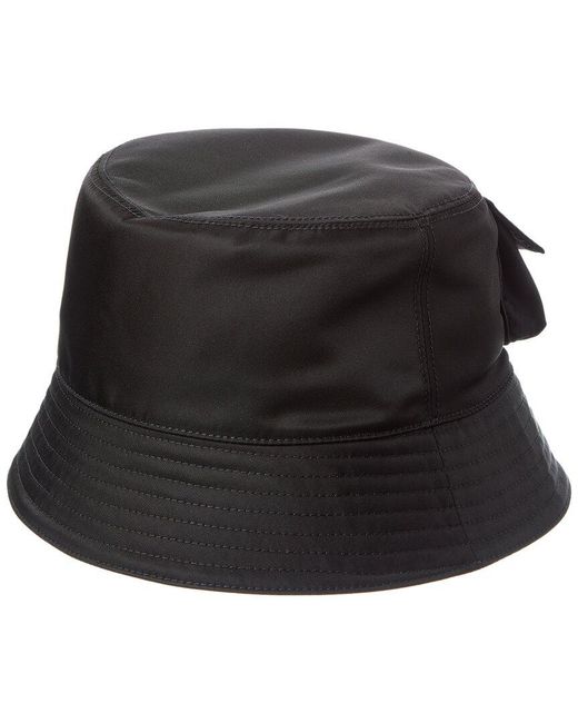 Prada Black Re-Nylon Bucket Hat