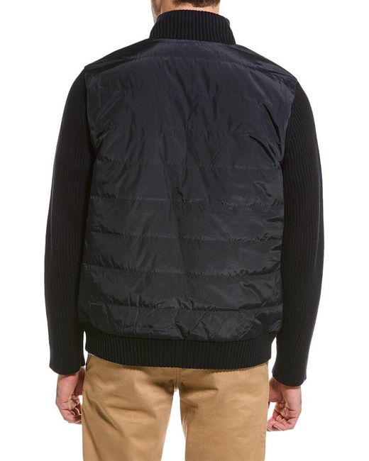 Tommy Bahama Black Lakeport Hybrid Full Zip Wool-blend Jacket for men