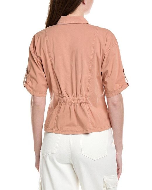 XCVI White Tammen Shacket