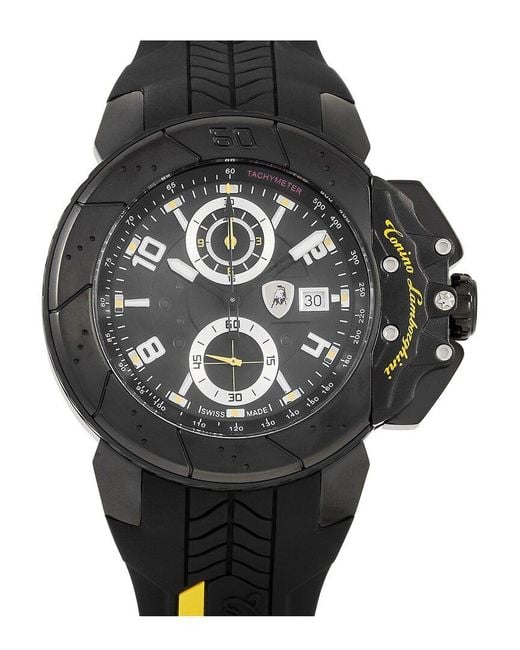 Tonino Lamborghini Black Brake Watch (Authentic Pre-Owned) for men