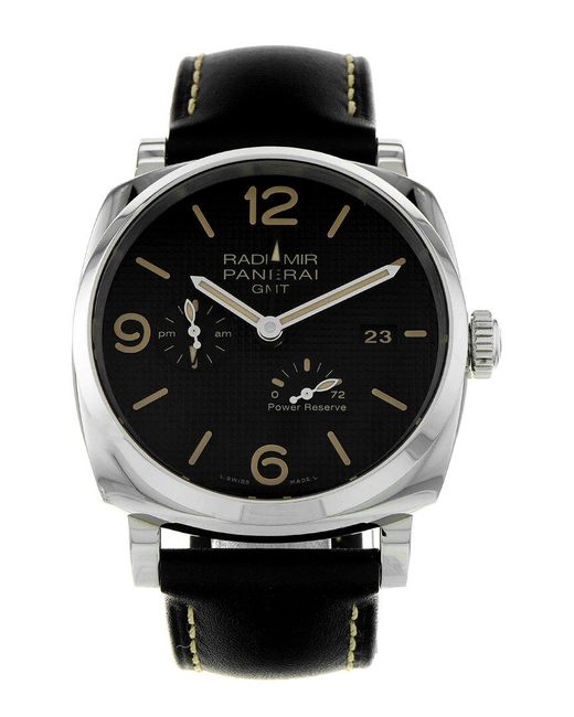 Panerai Black Radiomir Watch, Circa 2012 (Authentic Pre-Owned) for men