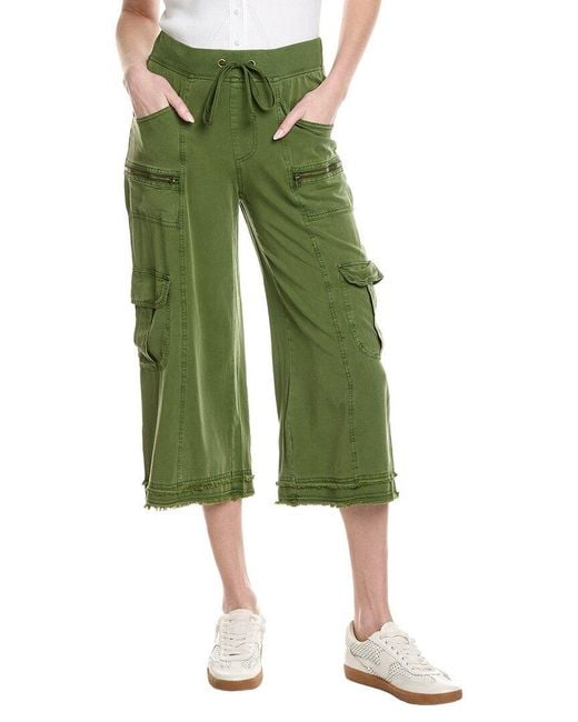 XCVI Green Bavo Gaucho Pant