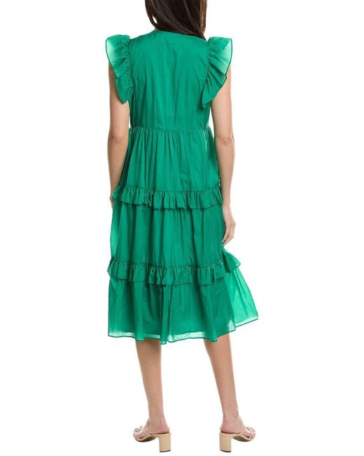 Amanda Uprichard Green Chamomile Dress In Sanibel
